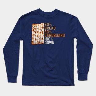 Funny Passover - Cardboard Matzah Long Sleeve T-Shirt